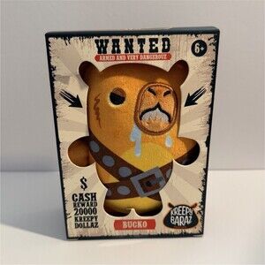 Kreepy Baraz Bucko Plush Doll Yellow Brown, New